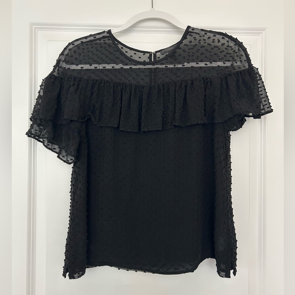 J. Crew Top w/ Polka Dots